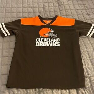 5/$25 BUNDLE OPTION NWOT official NFL team apparel Cleveland Browns  YL (14/16)